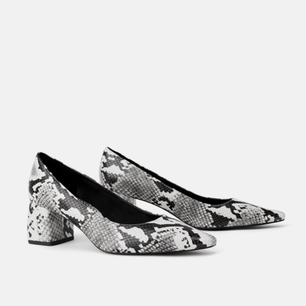 LAST TWO • NWT • Zara • Block High Heels
